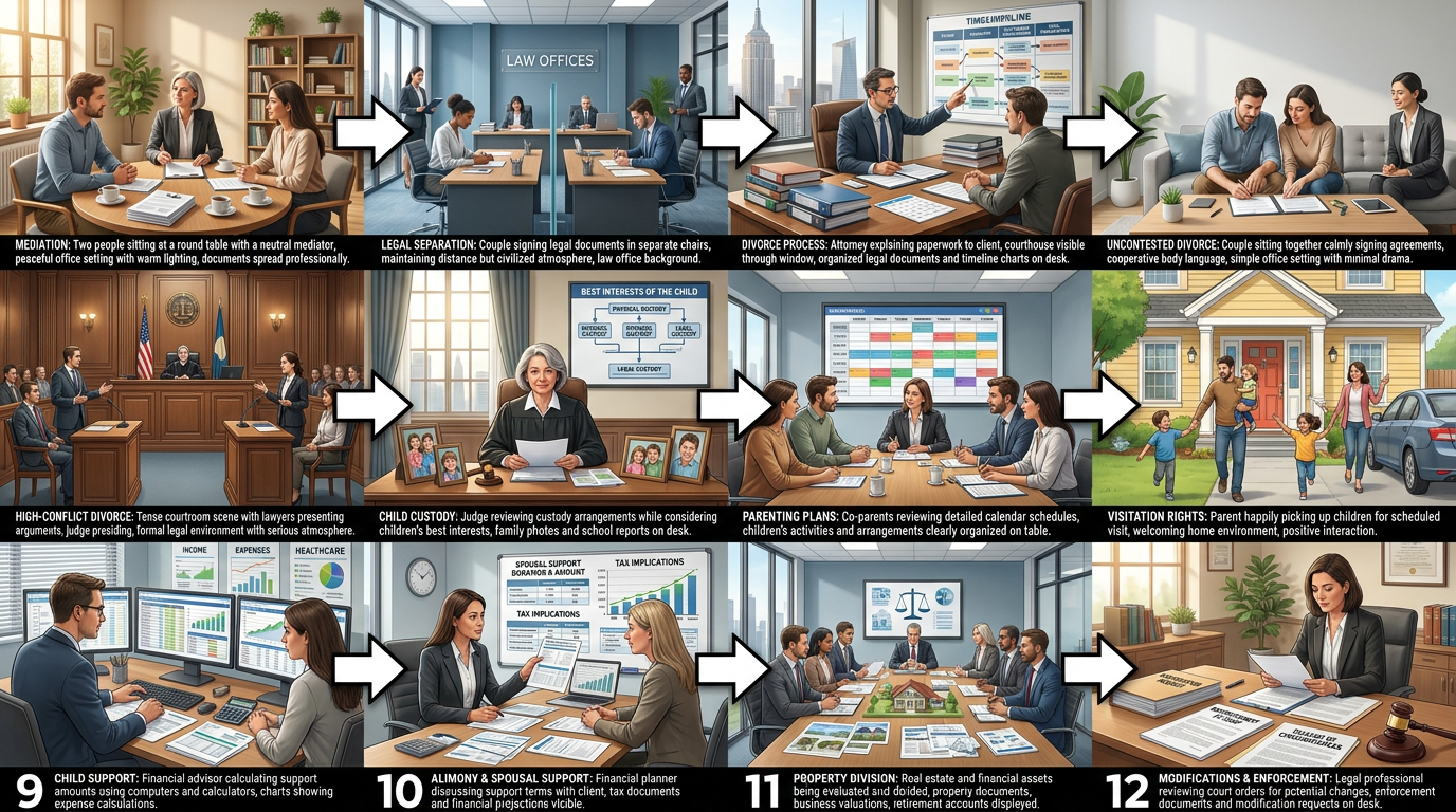 12-Step Divorce Roadmap